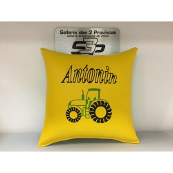 Coussin Tracteur + Prénom