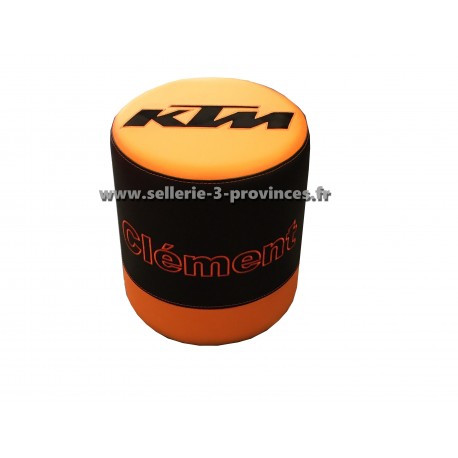 Pouf KTM + prénom