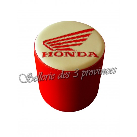 Pouf Honda rouge