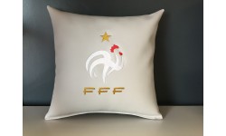 Coussin Equipe de France + prénom