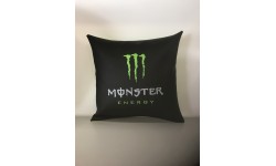 Coussin Monster Energy + prénom