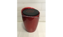 Tabouret SUZUKI coffre rouge