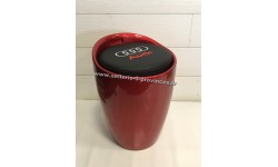 Tabouret AUDI coffre rouge