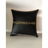 Coussin Porsche noir - orange