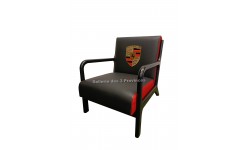Fauteuil Porsche rouge et noir